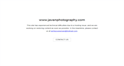 Desktop Screenshot of javenphotography.com